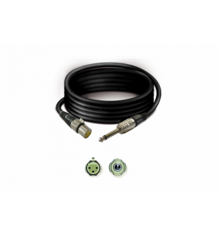 Jack mono 6,3 Male / XLR 3 Pin Female premade cable - mt. 3,0 TK223