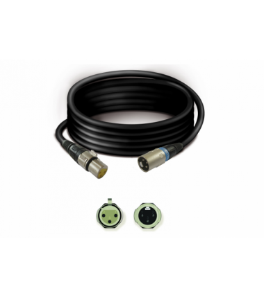 XLR 3 Pin Male / XLR 3 Pin Female premade cable - mt. 3,0 TK333